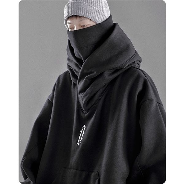 men's hoodies sweatshirts autumn winter high collar hoodie loose comfortable clothes harajuku hiphop streetwear fleece hooded oversize, Black
men's hoodies sweatshirts autumn winter high collar hoodie loose comfortable clothes harajuku hiphop streetwear fleece hooded oversize, Black