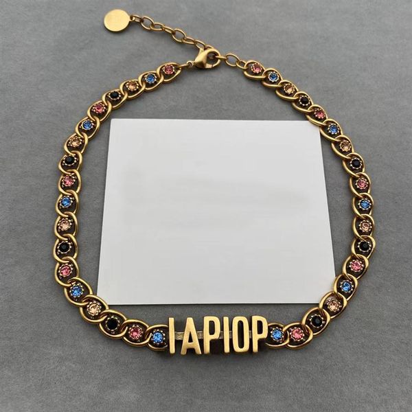 fashion color initial letter choker necklace bijoux for lady womens party wedding lovers gift jewelry with box263u, Golden;silver
fashion color initial letter choker necklace bijoux for lady womens party wedding lovers gift jewelry with box263u, Golden;silver