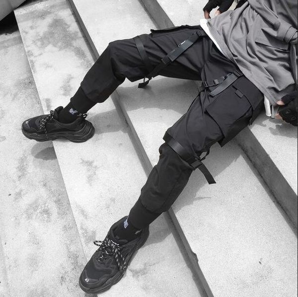 techwear men's cargo pants hip hop punk male clothing streetwear joggers high street holiday casual trousers, Black
techwear men's cargo pants hip hop punk male clothing streetwear joggers high street holiday casual trousers, Black