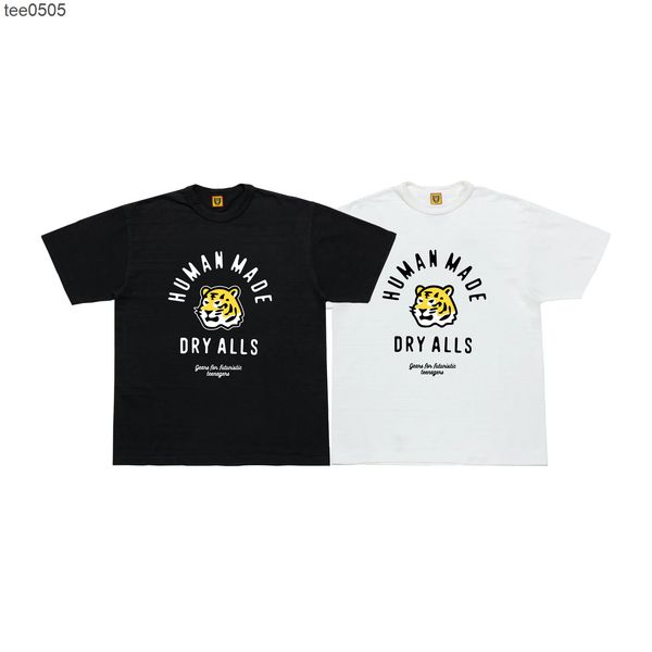 2022 summer new human made tiger head printed bamboo cotton men's and women's short sleeve t-shirt, White;black
2022 summer new human made tiger head printed bamboo cotton men's and women's short sleeve t-shirt, White;black