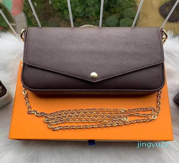 2020 new 3piece set luxurys handbags chain shoulder bag designers crossbody, Red;black
2020 new 3piece set luxurys handbags chain shoulder bag designers crossbody, Red;black