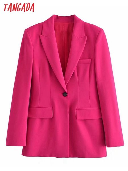 women's suits blazers tangada women fashion pink tunic blazer coat vintage long sleeve female office lady work suit 3h270 220908, White;black
women's suits blazers tangada women fashion pink tunic blazer coat vintage long sleeve female office lady work suit 3h270 220908, White;black