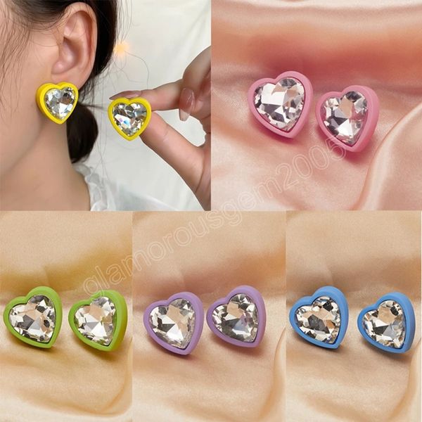 candy color heart stud earring women acrylic rhinestone earrings sweet fresh earrings, Golden;silver
candy color heart stud earring women acrylic rhinestone earrings sweet fresh earrings, Golden;silver