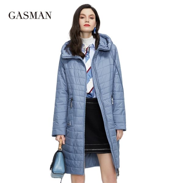 women's down parkas gasman spring autumn jacket women fashion casual long parka coat padded female stand-up collar hooded ladies jacket, Black
women's down parkas gasman spring autumn jacket women fashion casual long parka coat padded female stand-up collar hooded ladies jacket, Black