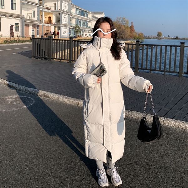 women's down parkas x-long super warm thick winter jacket and coats for women and men long coats 220909, Black 
women's down parkas x-long super warm thick winter jacket and coats for women and men long coats 220909, Black