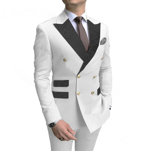 men's suits blazers white double breasted men suits with floral pattern peaked lapel slim fit wedding groom tuxedo 2 piece male fashion, White;black
men's suits blazers white double breasted men suits with floral pattern peaked lapel slim fit wedding groom tuxedo 2 piece male fashion, White;black