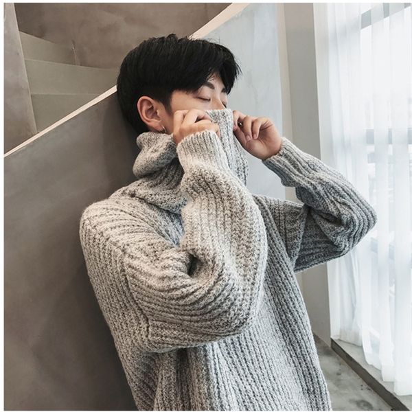 men s sweaters 3xl men turtleneck sweater thick knitted pullover autumn spring male high turtle neck mens coats korea fashion 220908, White;black
men s sweaters 3xl men turtleneck sweater thick knitted pullover autumn spring male high turtle neck mens coats korea fashion 220908, White;black