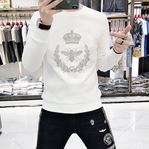 plus size men's hoodies autumn mens diamond wear fashion handsome cotton long sleeve sweatshirt printed s-5xl, Black
plus size men's hoodies autumn mens diamond wear fashion handsome cotton long sleeve sweatshirt printed s-5xl, Black
