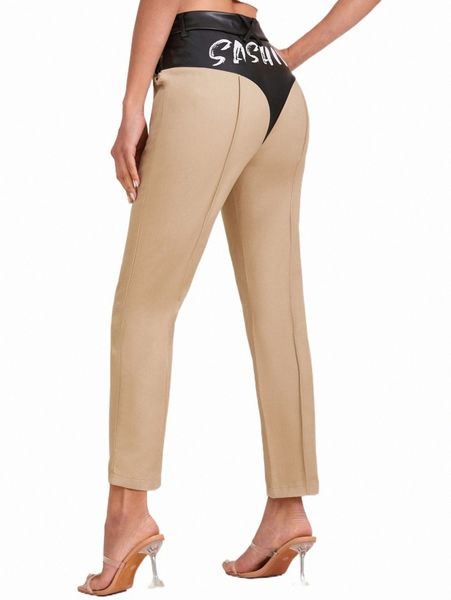 women's pants & capris x sashin colorblock high waist pu leather pants 42p2#, Black;white
women's pants & capris x sashin colorblock high waist pu leather pants 42p2#, Black;white