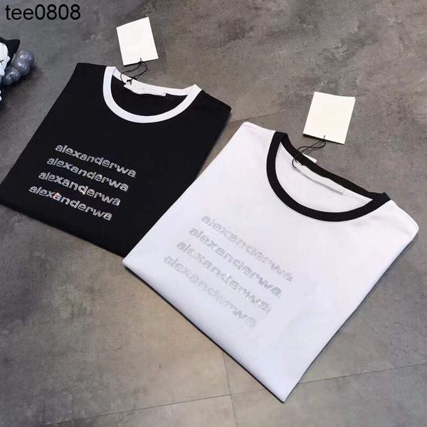 aw22 summer tee fashion brand new women's t-shirt king fashion trend drill letters multi row contrast color neckline short sleeve, White
aw22 summer tee fashion brand new women's t-shirt king fashion trend drill letters multi row contrast color neckline short sleeve, White