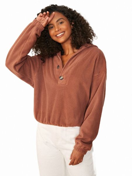 women's hoodies & sweatshirts button half placket flannel sweatshirt q99i#, Black
women's hoodies & sweatshirts button half placket flannel sweatshirt q99i#, Black