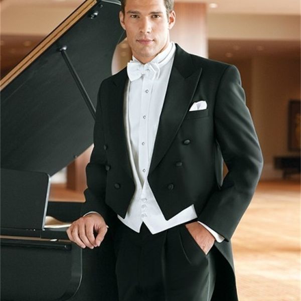 men's suits blazers fashionable custom made black tailcoat groom tuxedos groomsmen mens wedding party suits prom bridegroom jacketpants, White;black
men's suits blazers fashionable custom made black tailcoat groom tuxedos groomsmen mens wedding party suits prom bridegroom jacketpants, White;black
