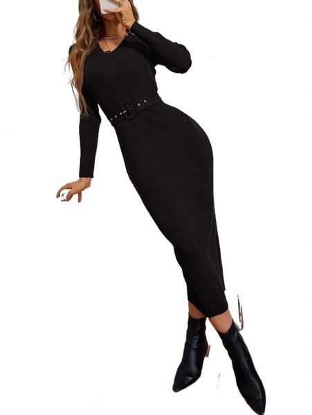 women's sweaters ribbed knit belted bodycon sweater dress w5ho#, White;black
women's sweaters ribbed knit belted bodycon sweater dress w5ho#, White;black