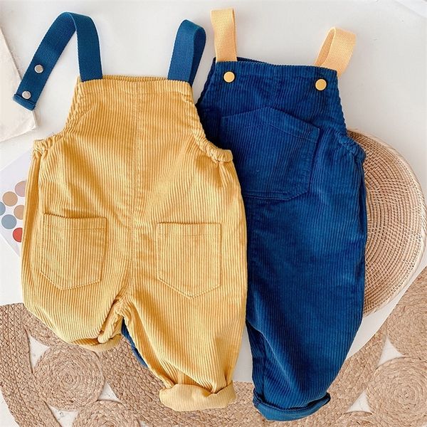 overalls spring autumn corduroy overalls jumpsuit for kids bodysuit children pants boy clothes baby girl clothes for 1-6 years 220909, Blue
overalls spring autumn corduroy overalls jumpsuit for kids bodysuit children pants boy clothes baby girl clothes for 1-6 years 220909, Blue