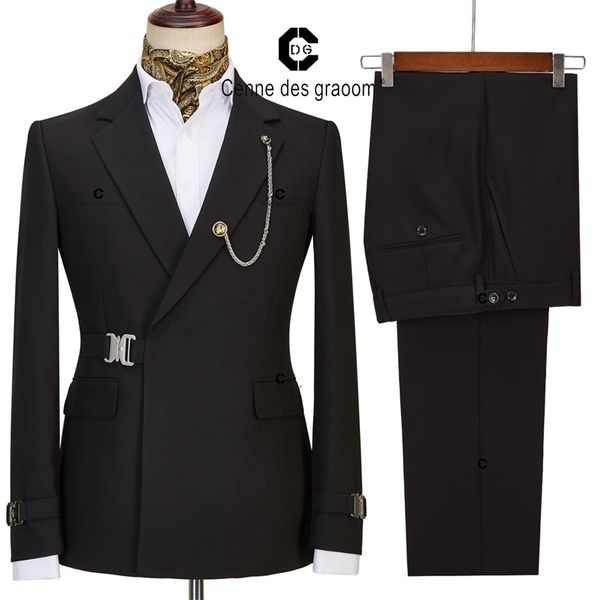 men's suits blazers cenne des graoom men suits black fashion tailor-made metal side release buckle 2 piece casual banque wedding daily, White;black
men's suits blazers cenne des graoom men suits black fashion tailor-made metal side release buckle 2 piece casual banque wedding daily, White;black