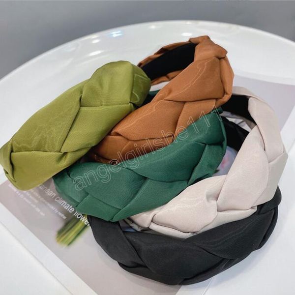 fashion women headband wide side handmade braided hairband solid color casual turban girls hair accessories autumn, Slivery;white
fashion women headband wide side handmade braided hairband solid color casual turban girls hair accessories autumn, Slivery;white