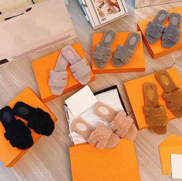 wool women slippers skin sheepskin designers slides winter plush fur slide classic open toe casual sandals rubber sole indoor warmth flat, Black
wool women slippers skin sheepskin designers slides winter plush fur slide classic open toe casual sandals rubber sole indoor warmth flat, Black