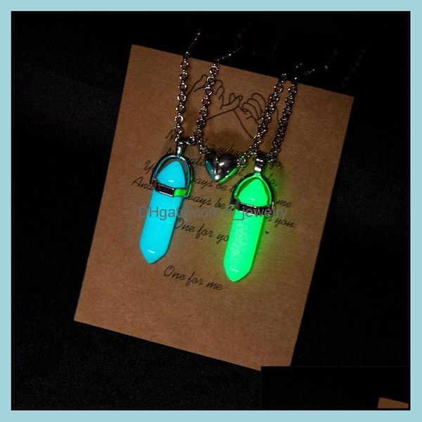 pendant necklaces 2pcs/set luminous hexagonal column heart couple magnetic pendant necklace natural stone geometric pendants necklace dhtd1, Silver
pendant necklaces 2pcs/set luminous hexagonal column heart couple magnetic pendant necklace natural stone geometric pendants necklace dhtd1, Silver
