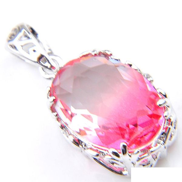 pendant necklaces 12 pcs/lot 925 sier oval sweet pink bi-colored tourmaline gemstone lady engagement necklace pendants drop delivery dhnft, Silver
pendant necklaces 12 pcs/lot 925 sier oval sweet pink bi-colored tourmaline gemstone lady engagement necklace pendants drop delivery dhnft, Silver