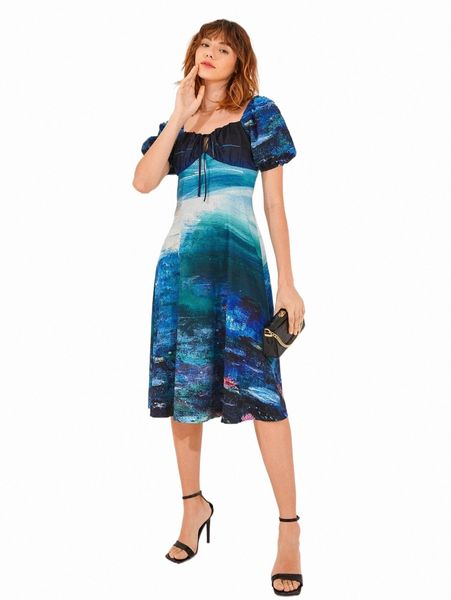 casual dresses x tina benally art graphic print puff sleeve knot front dress v0mk#, Black;gray
casual dresses x tina benally art graphic print puff sleeve knot front dress v0mk#, Black;gray