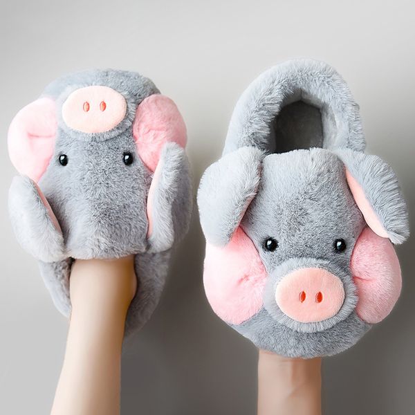 slippers indoor for women furry cute cartoon pig soft platform winter women s plush warm house shoes comfortable sweet 220908, Black
slippers indoor for women furry cute cartoon pig soft platform winter women s plush warm house shoes comfortable sweet 220908, Black