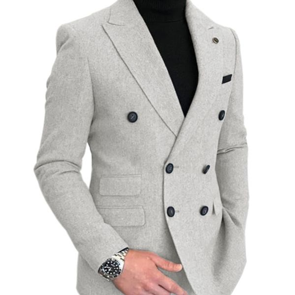 men's suits blazers men's suit lapel double breasted wool formal bussiness jacket prom tuxedos patterned blazer for wedding grooms, White;black
men's suits blazers men's suit lapel double breasted wool formal bussiness jacket prom tuxedos patterned blazer for wedding grooms, White;black