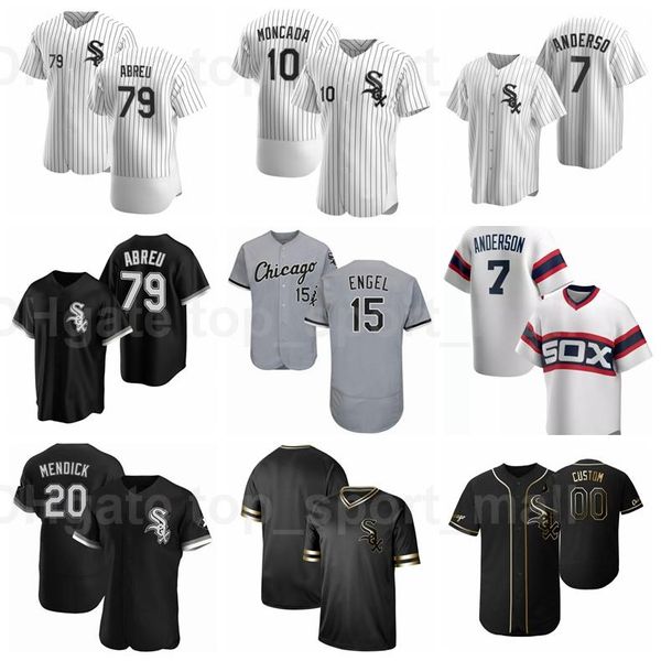 college wear new baseball 79 jose abreu jersey 10 yoan moncada 7 tim anderson 15 adam engel 20 danny mendick pinstripe team men kids women, Black
college wear new baseball 79 jose abreu jersey 10 yoan moncada 7 tim anderson 15 adam engel 20 danny mendick pinstripe team men kids women, Black