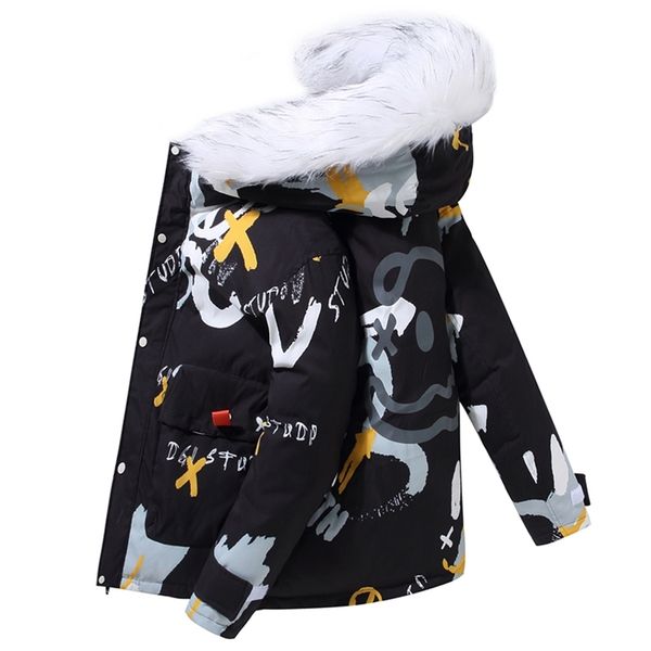 men's down parkas winter fur collar hooded white duck down jackets men's youth warm parkas autumn casual thick coats plus size s-, Black
men's down parkas winter fur collar hooded white duck down jackets men's youth warm parkas autumn casual thick coats plus size s-, Black