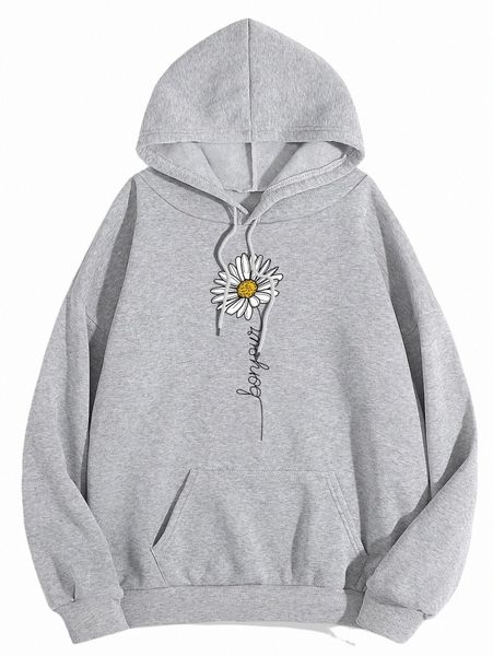 women's hoodies & sweatshirts floral print drawstring drop shoulder pocket detail thermal lined hoodie s1g9#, Black
women's hoodies & sweatshirts floral print drawstring drop shoulder pocket detail thermal lined hoodie s1g9#, Black