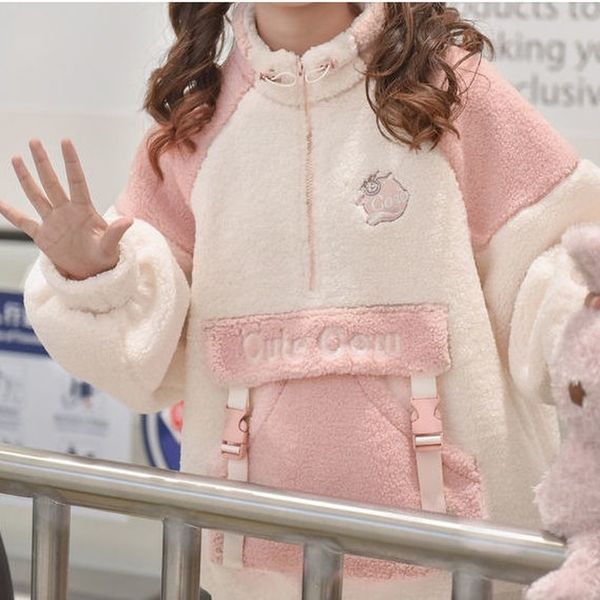 women s hoodies sweatshirts kawaii plush femme autumn fleece long sleeve embroidery mingliusili pocket winter clothes women 220902, Black
women s hoodies sweatshirts kawaii plush femme autumn fleece long sleeve embroidery mingliusili pocket winter clothes women 220902, Black