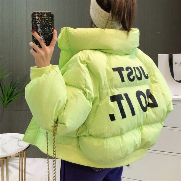 women's down parkas winter thicken puffer short winter jacket warm bread coat all-match fashion loose parka cotton-padded jackets femal, Black
women's down parkas winter thicken puffer short winter jacket warm bread coat all-match fashion loose parka cotton-padded jackets femal, Black