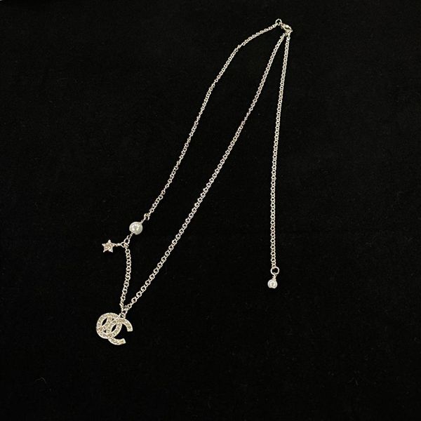 18k gold plated brass copper necklace fashion women designer necklaces choker c-letter pendant chain crystal imitation pearl wedding je299o, Silver
18k gold plated brass copper necklace fashion women designer necklaces choker c-letter pendant chain crystal imitation pearl wedding je299o, Silver