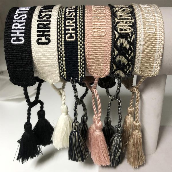 bangles jewelry handmade signature embroidered daisy cotton women mens woven fabric tassel adjustable bracelet318h, Black 
bangles jewelry handmade signature embroidered daisy cotton women mens woven fabric tassel adjustable bracelet318h, Black