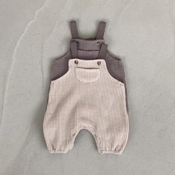 overalls baby sleeveless romper cotton waffle born strap jumpsuit autumn solid toddler overalls for boy girl clothes 0-24m 220909, Blue
overalls baby sleeveless romper cotton waffle born strap jumpsuit autumn solid toddler overalls for boy girl clothes 0-24m 220909, Blue