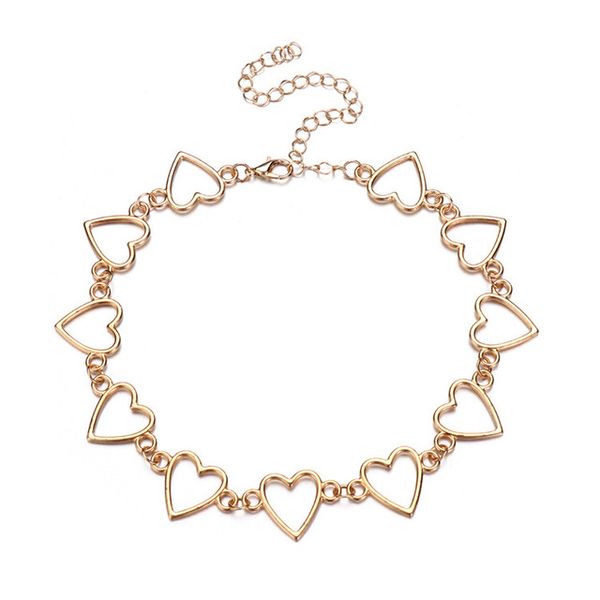 new hollow korean sweet love heart choker necklace statement girlfriend gift cute bicolor necklace jewelry collier femme, Silver
new hollow korean sweet love heart choker necklace statement girlfriend gift cute bicolor necklace jewelry collier femme, Silver