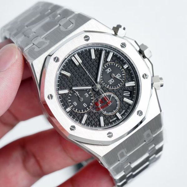 nice quality japanese movement watches 41mm multi-function dial manual scanning quartz movement chronograph stainless steel making fashion m, Slivery;brown
nice quality japanese movement watches 41mm multi-function dial manual scanning quartz movement chronograph stainless steel making fashion m, Slivery;brown