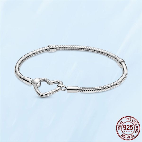 new fashion 925 silver bracelets moments heart closure snake chain bracelet for women fit original pandora charms beads jewelry diy mak222c, Golden;silver
new fashion 925 silver bracelets moments heart closure snake chain bracelet for women fit original pandora charms beads jewelry diy mak222c, Golden;silver