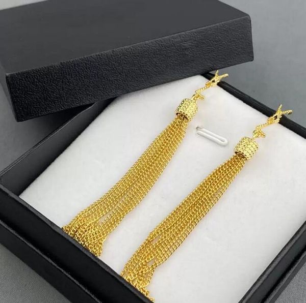 women jewelry designer tassel dangle charm earrings pendant letters studs eardrop fashion luxurygold silver earring, Golden
women jewelry designer tassel dangle charm earrings pendant letters studs eardrop fashion luxurygold silver earring, Golden