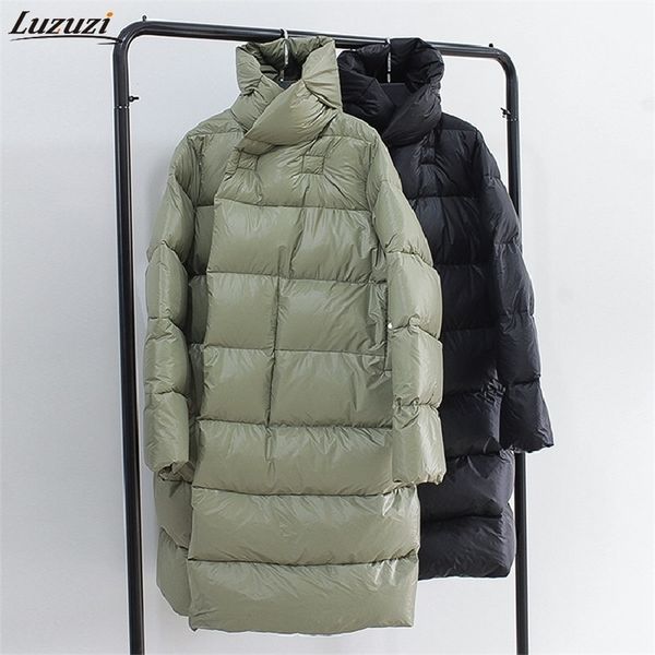 women's down parkas luzuzi women down jacket long winter oversized warm thick casual coat female high street bat sleeve large size down, Black
women's down parkas luzuzi women down jacket long winter oversized warm thick casual coat female high street bat sleeve large size down, Black