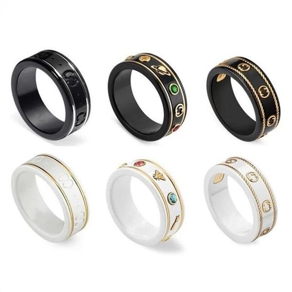 double g ring ceramic black and white letter element bee planet fashion exquisite jewelry couple 2203092030, Slivery;golden
double g ring ceramic black and white letter element bee planet fashion exquisite jewelry couple 2203092030, Slivery;golden