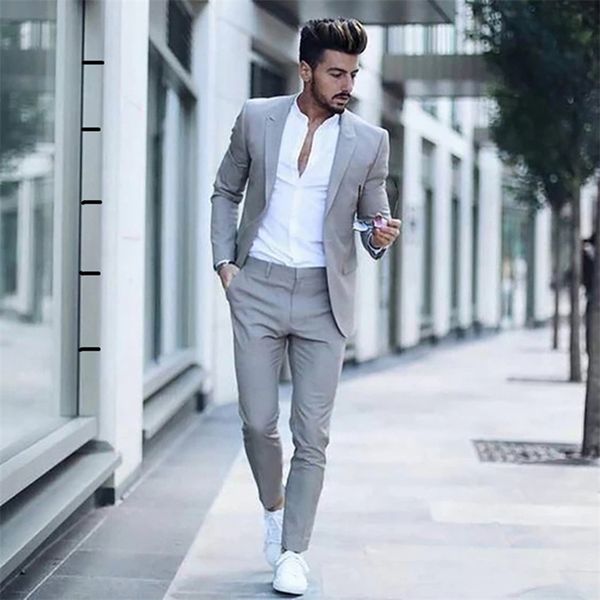 men's suits blazers fashion casual light grey suits for men slim fit 2 piece sets formal wedding groom prom tuxedo male office business, White;black
men's suits blazers fashion casual light grey suits for men slim fit 2 piece sets formal wedding groom prom tuxedo male office business, White;black