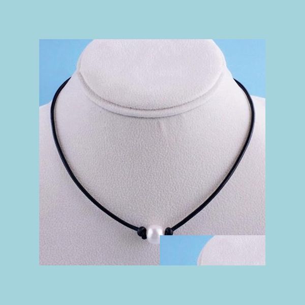 pendant necklaces women single pearl leather choker necklace on genuine black cord pendant jewlerry for ing necklaces drop delivery 2 dhuuz, Silver
pendant necklaces women single pearl leather choker necklace on genuine black cord pendant jewlerry for ing necklaces drop delivery 2 dhuuz, Silver