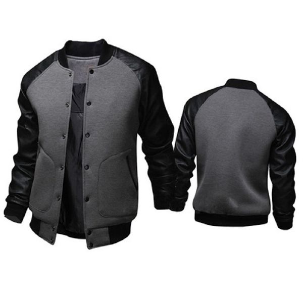 mens jackets autumn winter selling mens baseball jacket big pockets and leather sleeves casual sports standup collar jacket 220909, Black;brown
mens jackets autumn winter selling mens baseball jacket big pockets and leather sleeves casual sports standup collar jacket 220909, Black;brown