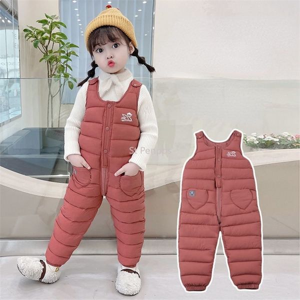 overalls children's down cotton bib pants infant open file jumpsuit thickened inner bladder outer wear boys and girls winter cotton pan, Blue
overalls children's down cotton bib pants infant open file jumpsuit thickened inner bladder outer wear boys and girls winter cotton pan, Blue
