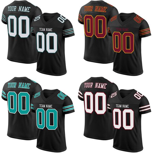 2022 personalized american football jersey embroidered team name/number breathable football game uniform for boy/girl/kids soccer jerseys, Black
2022 personalized american football jersey embroidered team name/number breathable football game uniform for boy/girl/kids soccer jerseys, Black