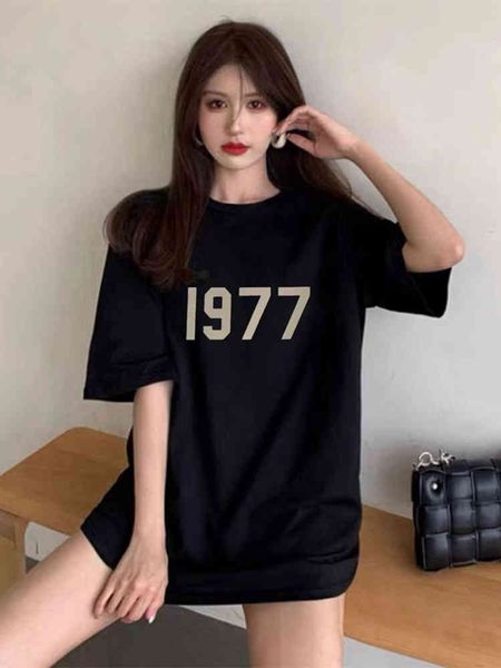 designer summer 2023 cotton t shirt fogessentilass short sleeve t shirt male and female lovers fear of goddess 1977 flocking print 2023 fash, White;black
designer summer 2023 cotton t shirt fogessentilass short sleeve t shirt male and female lovers fear of goddess 1977 flocking print 2023 fash, White;black