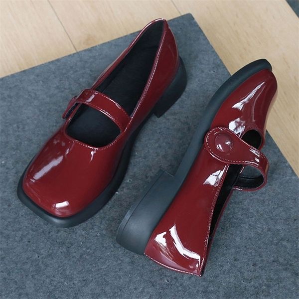 dress shoes lolita mary janes women heels autumn fashion thick oxford casual pu leather square toe loafers 220908, Black
dress shoes lolita mary janes women heels autumn fashion thick oxford casual pu leather square toe loafers 220908, Black