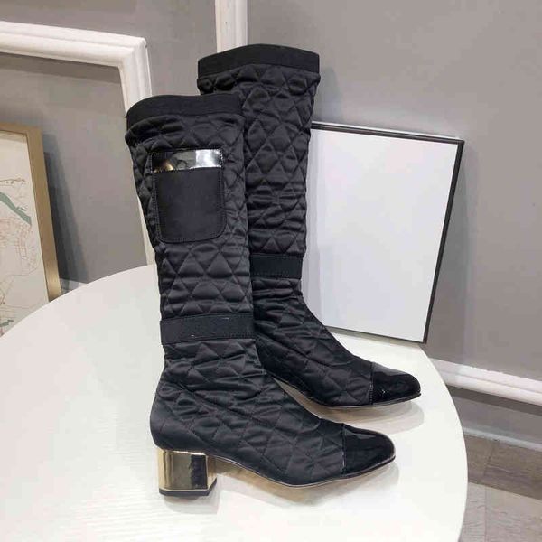 boots 2022 brand ch walk down classic electric embroidered women's thick warm fashion high heels elastic boots, Black
boots 2022 brand ch walk down classic electric embroidered women's thick warm fashion high heels elastic boots, Black