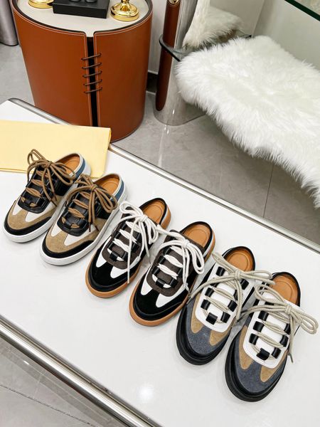 2022 designer fall winter slippers new lace up sneakers for women brand black brown casual shoes fashion flat slippers with box size 35-41
2022 designer fall winter slippers new lace up sneakers for women brand black brown casual shoes fashion flat slippers with box size 35-41