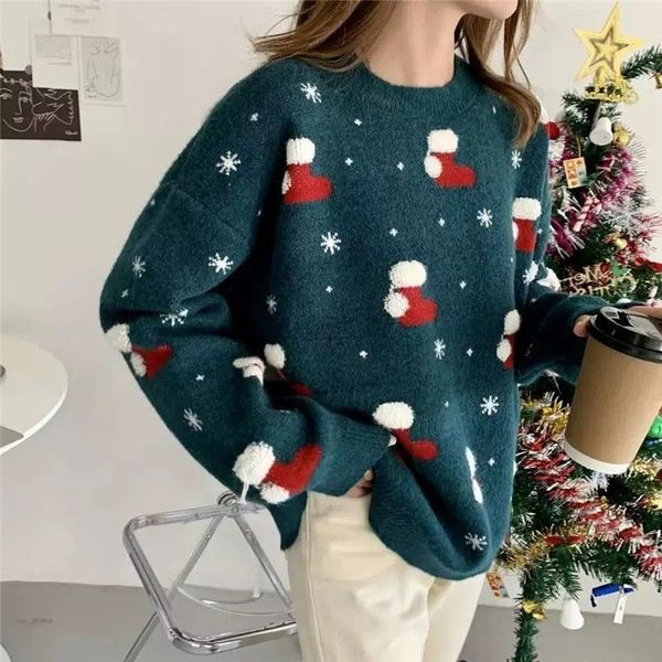 women s sweaters fashion round neck knitted women s print pullover korean version long sleeved sweater women 220908, White;black
women s sweaters fashion round neck knitted women s print pullover korean version long sleeved sweater women 220908, White;black